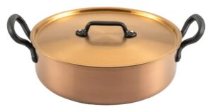 סיר 3 שכבות נירוסטה- אלומיניום- נחושת 30X9.5 ס"מ