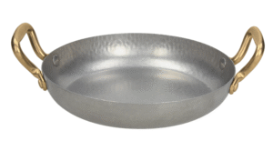 מחבת הגשה 18X3.5 ס"מ 2 ידיות נירוסטה וינטיג'