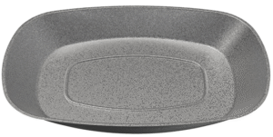 פלטה אובלית נירוסטה  25.5X16.5X2.8 ס"מ  וינטיג'