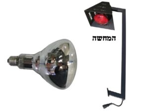 מנורת חימום אדומה BR125 למעמדי חימום