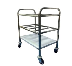 עגלה תבלינים ל 24-
תבניות 1/6 )מתאים לכל
הגבהים) כולל מדף תחתון