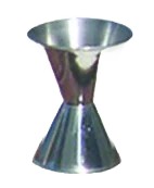 ג'יגר נירוסטה גדול  1.5  / 1.0 OZ***30010