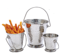 דלי קרח נירוסטה מרוקע 13 ס''מ עם בסיס