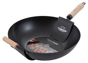 ווק יפני ידית עץ 35ס"מ***FP-514LJ