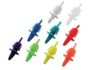 משפך משקאות פלסטיק שחור