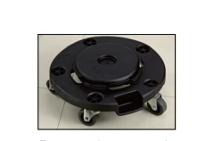 עגלה לפח לבן לקטניות 75 ליטר