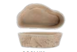 קערית פורצלן 11 ס"מ Gyoza Mocarlo חום NRI11SO855A46