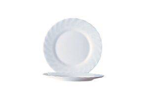 צלחת 15.5 ס"מ טריאנון לבן***d6886