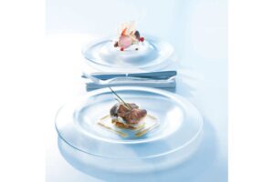 צלחת גרנד קניון 25 ס"מ שקוף***e0940