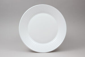 צלחת 27 ס''מ סטיירו לבן***l3576