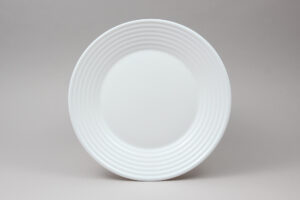 צלחת 25 ס''מ סטיירו לבן***l3577