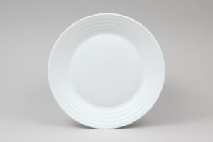 צלחת 19 ס''מ סטיירו לבן***l3579