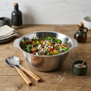 קערות נירוסטה ישרה